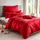 Traumschlaf Uni TencelTM Lyocell Rot 135 x 200 cm + 80 x 80 cm