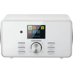 GRUNDIG DTR 5000 X Internetradio Weiß 2.0 Stereo Bluetooth