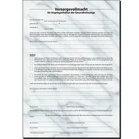 Sigel Patientenverfügung Formulare PV450