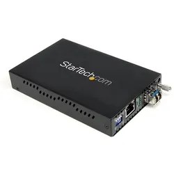 StarTech.com Gigabit Ethernet Single Mode LWL / Glasfaser LC Medienkonverter 40