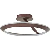 LUCANDE Eldra 1 flammig Ø 56 cm braun