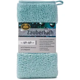 Gözze Mikrofasertuch GÖZZE "Zaubertuch", grün (mint), B:40cm L:40cm, Mikrofaser, Putztücher, hohe Wasseraufnahme, extrem saugstark, zum reinigen und trocknen