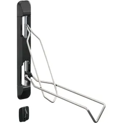 Fahrrad Wandhalterung schwenkbar Cranit Fahrradlift passend für 54-70mm Reifenbreite ME84 schwarz DPL1