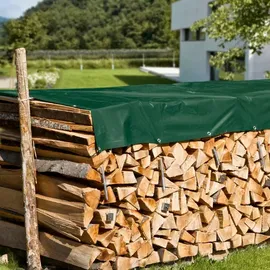 WINDHAGER PVC Holz Schutz-Plane 1,5 x 3 m Grün