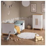 VitaliSpa Kinderkleiderschrank Malia 70 x 120 cm Eiche weiß