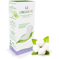 Organyc Organ(y) c, Flache Slipeinlagen aus 100% zertifizierter Bio-Baumwolle - 24 Stück
