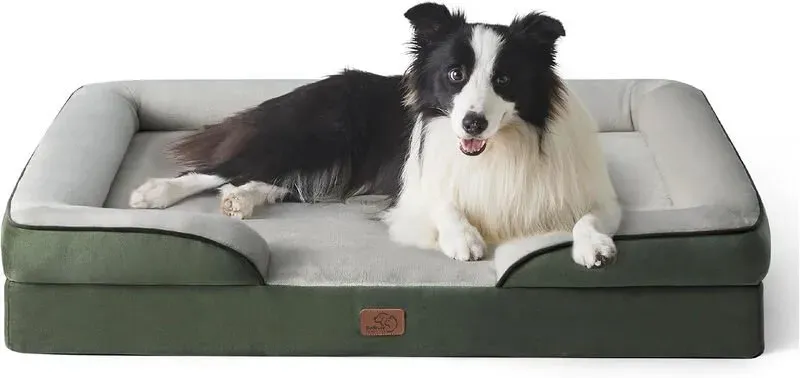 BEDSURE ergonomisches Hundesofa, 89 x 63 cm, Fichtengrün