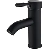 Waschbeckenarmaturen, Mischbatterie Für Warm- Und Kaltwasser, Waschbeckenarmatur, Schwarz-gold-wasserhahn, Küchenarmatur, Badezimmerarmatur, Einloch-waschtischarmatur