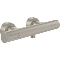 Villeroy & Boch Universal Duschthermostat rund für 1 Verbraucher Nickel gebürstet TVS00001700064