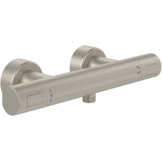 Villeroy & Boch Universal Duschthermostat rund für 1 Verbraucher Nickel gebürstet TVS00001700064