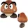 1UP Super Mario Goomba 30 cm Mehrfarbig