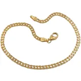 GALLAY Armband 2,8mm Doppelpanzer Gold 14Kt 19 cm