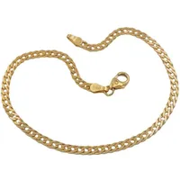 GALLAY Armband 2,8mm Doppelpanzer Gold 14Kt 19 cm