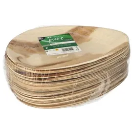Papstar Teller Palmblatt oval 26 cm x 17 cm 25 St.