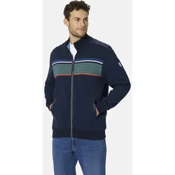Sweatjacke BABISTA "Sweatjacke STEFZIRA", Herren, Gr. XL, blau (dunkelblau), Obermaterial: 100% Baumwolle CO., Sweatjacken Sweatjacke