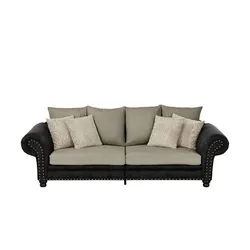 Sofa  Charlene , braun , Maße (cm): B: 280 H: 85 T: 124