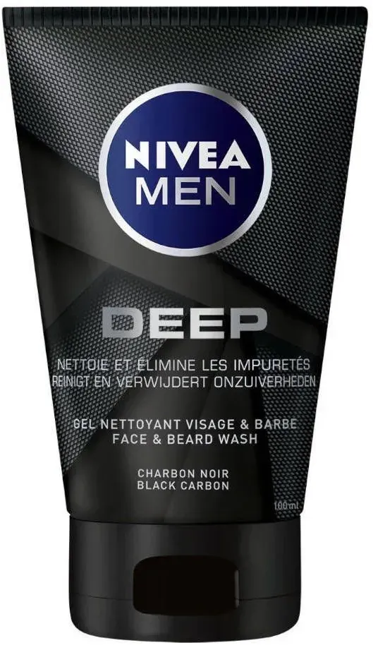 Nivea MEN Deep Gesicht und Bart Waschgel