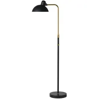 Fritz Hansen KAISER idellTM 6580-F Stehleuchte, schwarz matt/messing