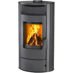 THERMIA Kaminofen »Vogknamey«, grau, Stahl, 7 kW, Dauerbrand geeignet