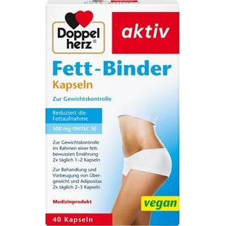 Doppelherz  Aktiv Fett-Binder Vegan Kapseln 40 St.