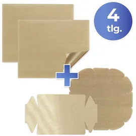 Maximex Antihaft-Backform-Zuschnitt, 4tlg, mehrfach wiederverwendbar