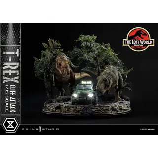 Prime 1 Studio Jurassic World: The Lost World Statue 1/15 T-Rex Cliff Attack 53 cm