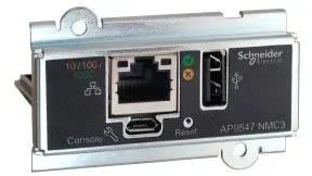 APC AP9547 Netzwerkmanagement-Karte, USV Netzwerkmanagement-Karten, für Easy UPS 3 Serie, 3-Phasen, Fernüberwachung und -verwaltung der USV