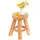 creedwood Blumenhocker, Natur, Holz, 15x20.5x15 cm, Wohnzimmer, Wohnzimmertische, Beistelltische