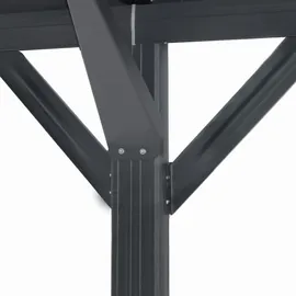 Home Deluxe Design Carport Falo 5,05 x 3,00 m Anthrazit inkl. Montagematerial