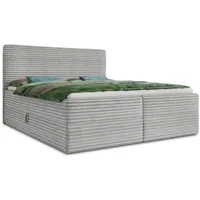 Sofnet Boxbett, Grau, H3, Rechteckig, 180x200 cm, Schlafzimmer, Betten,