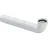 Viega Ablaufbogen 106966 G 1 1/2x40x270mm, Kunststoff weiß, mit Dichtung