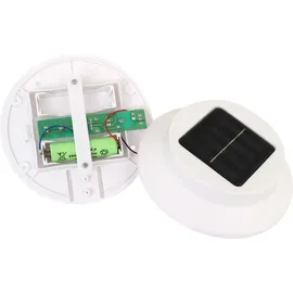 expo-bˆrse gmbh Dachrinnenleuchte 2 er Set LED Solar Weiss