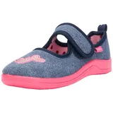 Playshoes Unisex Kinder Hausschuhe, Herz, 18/19 EU