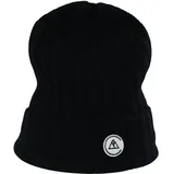 CASH-MERE.CH 100% Kaschmir Rib Mütze | Strickmütze für Damen und Jugendliche (Schwarz, One Size) - Einheitsgröße