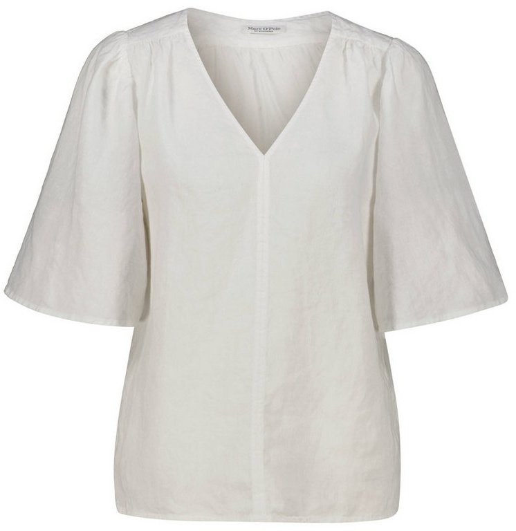 Marc O'Polo Klassische Bluse Damen Bluse (1-tlg) weiß 38