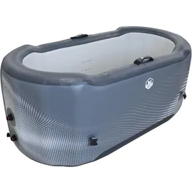 NETSPA Järvi Ice Bath 200 x 200 x 70 cm Grau