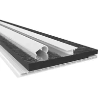 HEXIM Rollladenkastendeckel Komplettset 1000-2000 mm x 120-320 mm