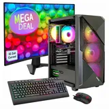 gamemax Gaming-PC Striker 2023 32" Curved AMD Ryzen 5 7500F 4,0 GHz 32 GB RAM 1 TB SSD RTX 5060 Windows 11