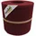 zaunzu® Sichtschutzstreifen Rille Gelocht Quadrat 26 x 19 cm Bordeauxrot Metall