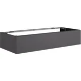 Neoro Waschtischunterschrank 1 Auszug 120 x 23,5 x 51,3 cm Grau