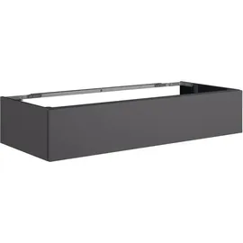 Neoro Waschtischunterschrank 1 Auszug 120 x 23,5 x 51,3 cm Grau