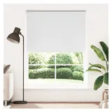 vidaXL Verdunkelungsrollo 140 x 230 cm weiß