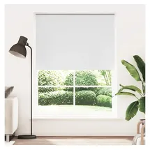 vidaXL Verdunkelungsrollo 140 x 230 cm weiß