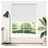 vidaXL Verdunkelungsrollo 140 x 230 cm weiß