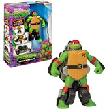 Playmates TORTUGAS NINJA Transformierbare Actionfigur in Fahrzeug, Raph Motorrad 2 Räder