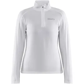 Craft Core Gain Midlayer 1/2-Zip Langarmshirt Damen 900000 white XL