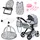 Bayer Design Kombi-Puppenwagen Xeo deluxe set (17007AB)
