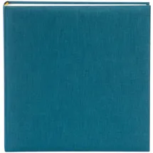 Goldbuch 27 711 Fotoalbum Summertime Hellblau mit 60 weißen Seiten, Jumbo Fotobuch mit Leinen Einband und Pergamin, Foto Album zum Einkleben bis 336 Bilder, Erinnerungsalbum 30x31 cm, buchgebunden