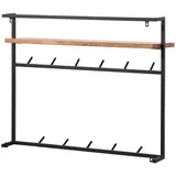 MASSIVMOEBEL24.DE Wandgarderobe Melbourne 100 x 30 x 80 cm Natur
