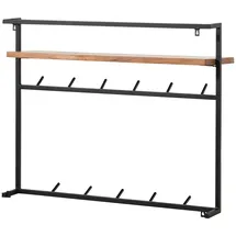 MASSIVMOEBEL24.DE Wandgarderobe Melbourne 100 x 30 x 80 cm Natur